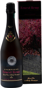 Champagne Ernest Remy, Grand Cru Blanc de Noirs Rose de Saignee, gift box