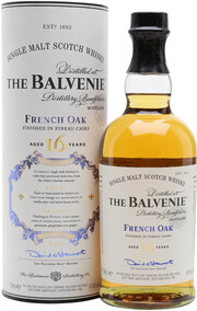 Balvenie, French Oak Finished in Pineau Casks 16 Years, in tube, 0.7 L