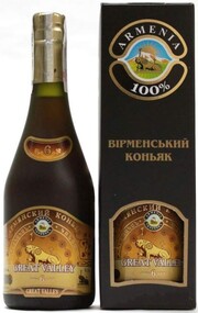 Armenian Cognac Great Valley 6 Years Old, gift box, 0.7 L