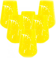 Crystalex, Sandra Water Glass, Yellow, set of 6 pcs, 380 мл