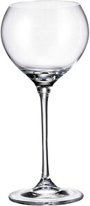 Crystalite Bohemia, Carduelis/Cecilia White Wine Glass, set of 6 pcs, 340 мл
