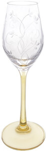 Star Crystal, Smalt Vodka Glass, Orange, set of 6 pcs, 60 мл