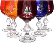 Max Crystal, White Wine Glass, Color, set of 6 pcs, 150 ml