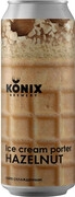 Konix Brewery, Ice Cream Porter Hazelnut, in can, 0.45 л