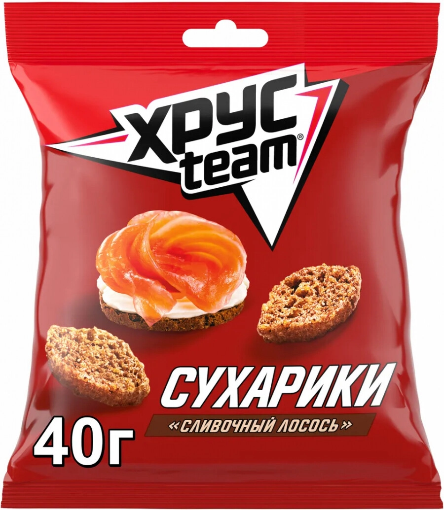 Сухарики с лососем