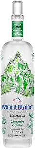 Французская водка Mont Blanc Cucumber & Mint, 0.7 л