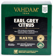 Vahdam, Earl Grey Citrus Black Tea, set of 15 pcs, 30 g