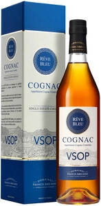 Reve Bleu VSOP, Cognac AOC, gift box, 0.7 л