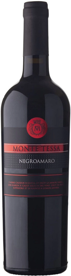 Wine Monte Tessa, Negroamaro, 750 ml Monte Tessa, Negroamaro