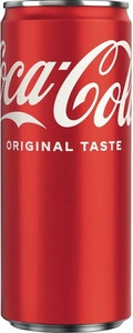 Coca-Cola Original Taste (Poland), in can slim, 0.33 л