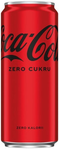 Coca-Cola Zero Sugar (Poland), in can slim, 0.33 л