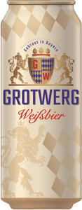 Светлое пиво Grotwerg Weissbier, in can, 0.5 л
