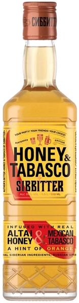 Ликер "Sibbitter" Honey & Tabasco, 0.5 л — купить ликер "Сиббиттер" Мед и Табаско, настойка полусладкая, 500 мл — цена 419 руб, отзывы в Winestyle