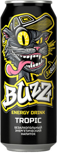 Buzz Tropic, Energy Drink, in can, 0.45 L