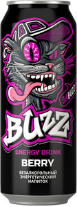 Buzz Berry, Energy Drink, in can, 0.45 L