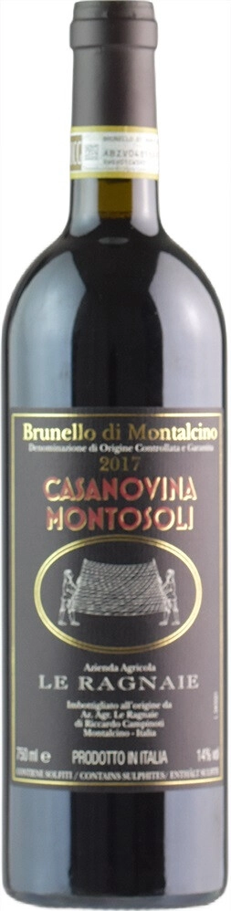 Wine Le Ragnaie, Casanovina Montosoli, Brunello di Montalcino DOCG