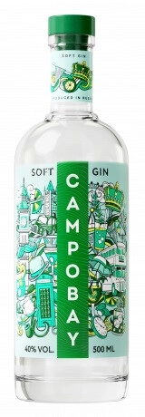 Джин "Campobay" Soft Gin, 0.5 л — купить джин "Кампобей" Софт Джин, 500 мл — цена 549 руб, отзывы в Winestyle