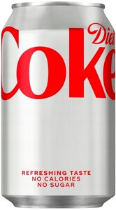 Coca-Cola Diet Coke (United Kingdom), in can, 150 мл