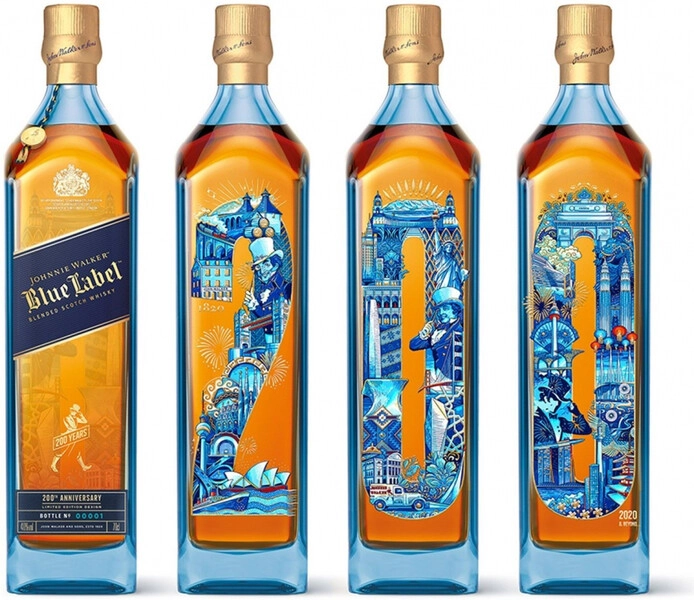 Виски Johnnie Walker, «Blue Label» 200th Anniversary Limited