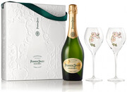Винный набор Perrier-Jouet, Grand Brut, gift box with 2 glasses