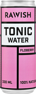 Rawish Tonic Water Floberry, in can, 0.33 L