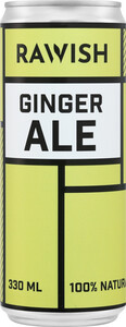 Rawish Ginger Ale, Lemonade, in can, 0.33 л