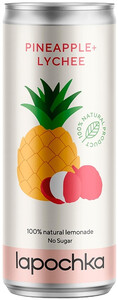 Lapochka Pineapple + Lychee, in can, 0.33 L