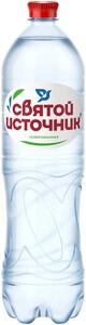 Минеральная вода Святой Источник Газированная, в пластиковой бутылке, 1 л