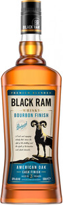 Виски Black Ram Bourbon Finish 3 Years Old, 0.5 л