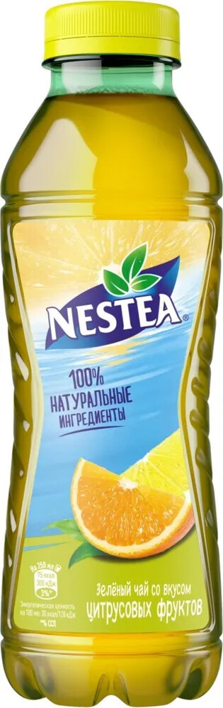 Вода "Nestea" Green Tea Citrus Fruits, PET, 0.5 л — купить воду "Нести ...