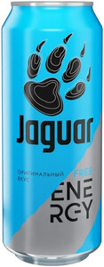 Jaguar Free, Energy Drink, in can, 0.5 л