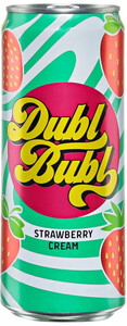 Dubl Bubl Strawberry Cream, in can, 0.33 л