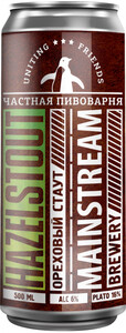 Mainstream Brewery, Hazel Stout, in can, 0.5 л