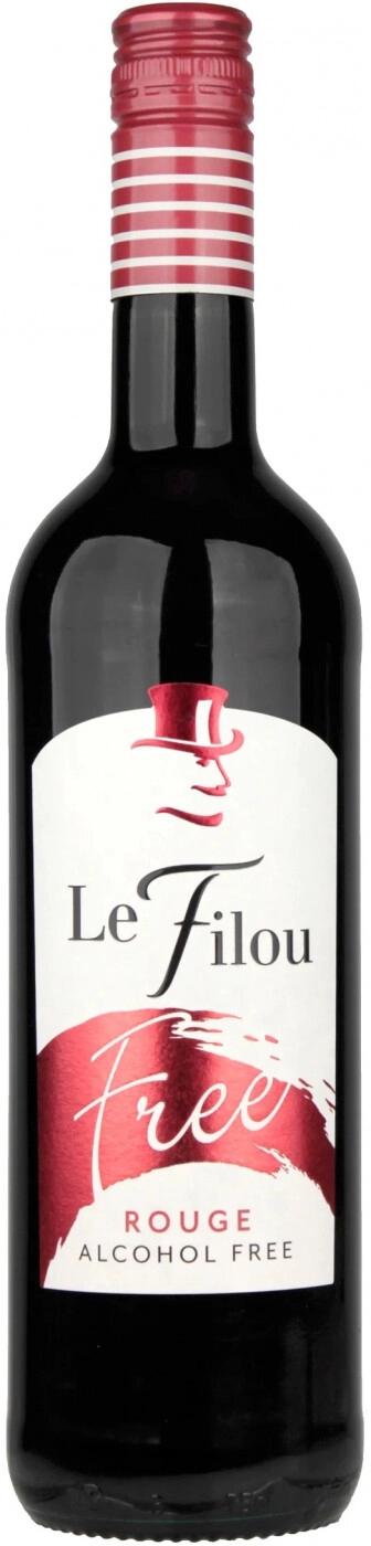 Le Filou Free - Vin rouge désalcoolisé - Sans alcool (6 x 0,75L