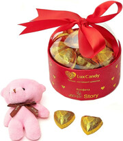 Lux Candy, Love Story Milk Chocolate, with Bear, 200 г