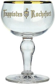 На фото изображение Trappistes Rochefort, Beer Glass, 0.33 L (Траппист Рошфор, бокал для пива объемом 0.33 литра)