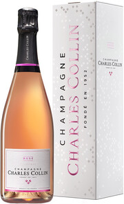 Charles Collin, Rose Brut, Champagne AOC, gift box