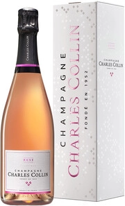 Розовое шампанское Charles Collin, Rose Brut, Champagne AOC, gift box