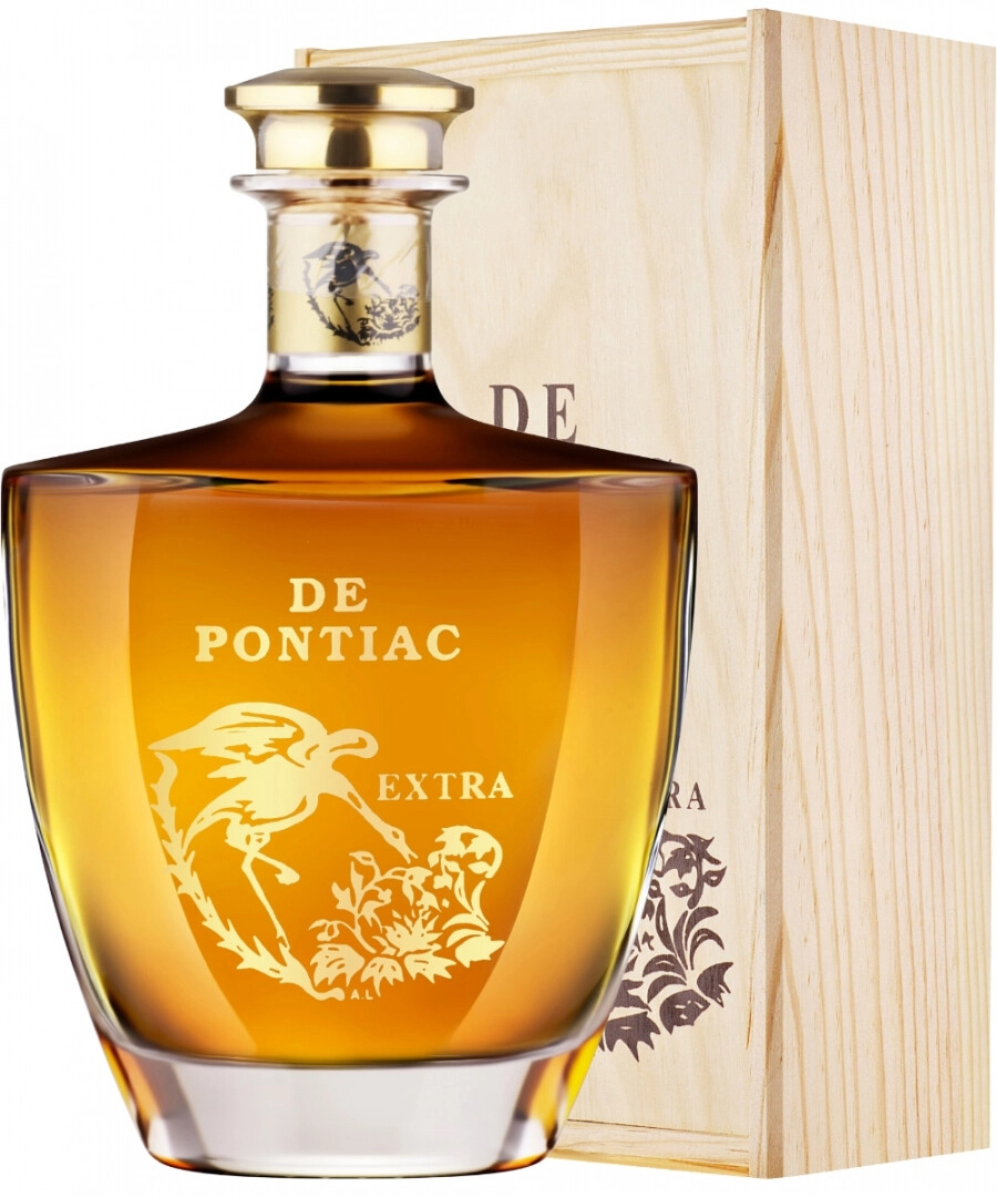 1965 DE PONTIAC Bas Armagnac バ・アルマニャック Armagnac De Pontiac Extra, Bas-Armagnac AOC, wooden box, 700 ml De