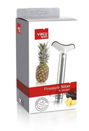 Vacu Vin, Pineapple Slicer and Corer, Gray, gift box