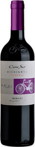Вино Cono Sur, Bicicleta Merlot, Central Valley DO, 2021