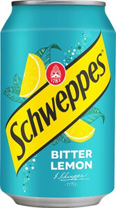 Schweppes Bitter Lemon (Poland), in can, 0.33 л