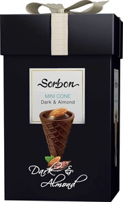 Sorbon Mini Cone Dark & Almond, 200 g