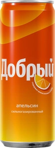 Добрый Апельсин, лимонад, в жестяной банке, 0.33 л