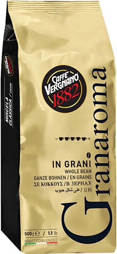 Caffè Vergnano 1882 Gran Aroma in Grani 1000 g