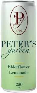 Peters Garden Elderflower Lemonade, in can, 250 ml