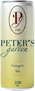 Peters Garden Ginger Ale, in can, 250 ml