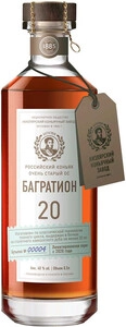 Kizlyar cognac distillery, Bagration OS, with muzzle, 0.5 L