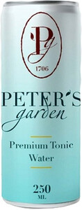 Peters Garden Premium Tonic Water, in can, 250 ml
