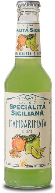 На фото изображение Bona Mandarinata e Lime, 0.275 L (Бона Мандарин и Лайм объемом 0.275 литра)